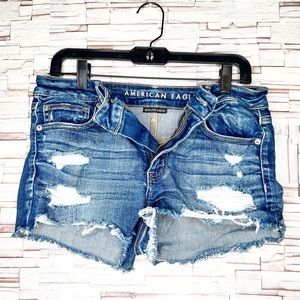 American Eagle Outfitters AEO Jean Shortie Shorts size 6